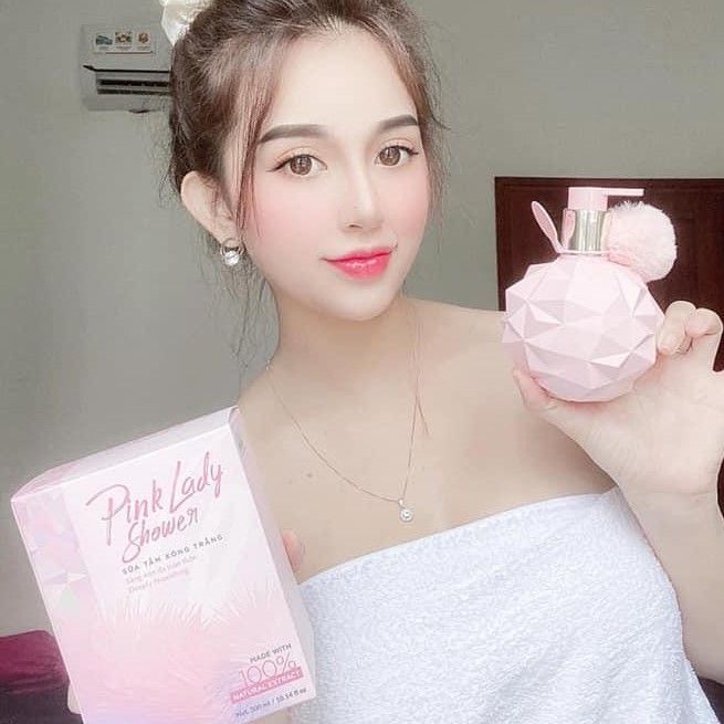Sữa Tắm Xông Trắng Pink Lady - Hàng Việt Nam Chất Lượng Cao - Sữa Tắm Pink Lady