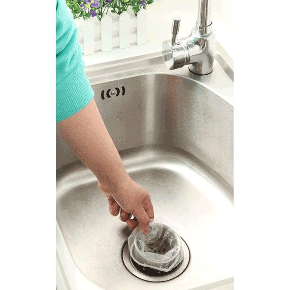 Lưới Lọc Rác Bồn Rửa Bát Tiện Dụng - 1 Gói 100 Lưới