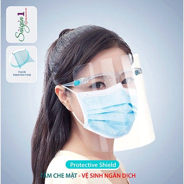 Face Shield Kính Chống Giọt Bắn Bảo Hộ Chống Dịch - Kính chống bắn giọt