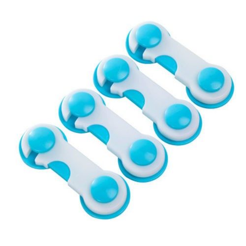 Chốt Nhựa Dán Khóa Tủ Ngăn Kéo - Khóa Cài Nhựa