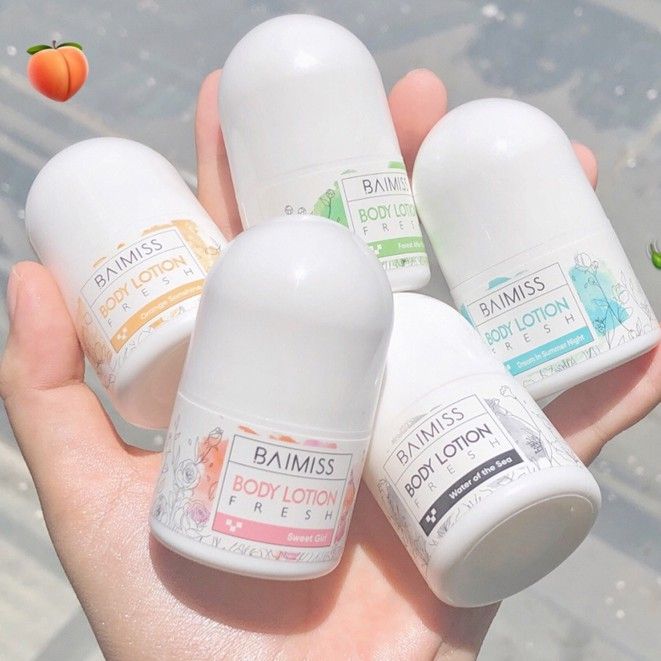 [Mã COS2405 giảm 8% đơn 300K] Lăn Khử Mùi Cơ Thể 24H Edelweiss Baimiss Body Lotion Fresh 50ML - BAIMISS Body Lotion