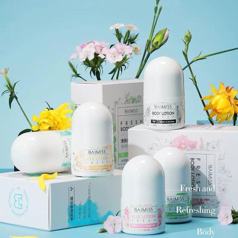 [Mã COS2405 giảm 8% đơn 300K] Lăn Khử Mùi Cơ Thể 24H Edelweiss Baimiss Body Lotion Fresh 50ML - BAIMISS Body Lotion