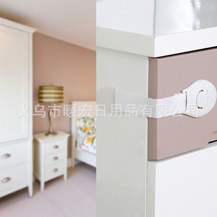 Chốt Nhựa Dán Khóa Tủ Ngăn Kéo - Khóa Cài Nhựa