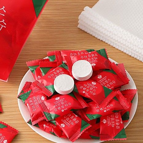Gói 20 viên Khăn Giấy Nén Đa Năng Hàn Quốc 100% Cotton - Gói 20 Viên Khăn Nén