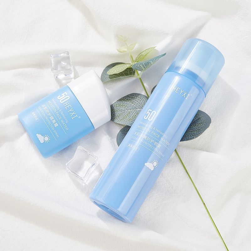 Combo 1 Cặp Xịt+Kem Chống Nắng HEYXI(1 Dài+1 Ngắn)