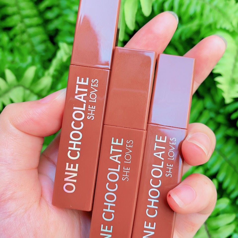 Son Kem Lì Chocolate SHELOVES Son Kem Chocolate Không Chì Chính Hãng (8 màu) - Ngẫu nhiên màu