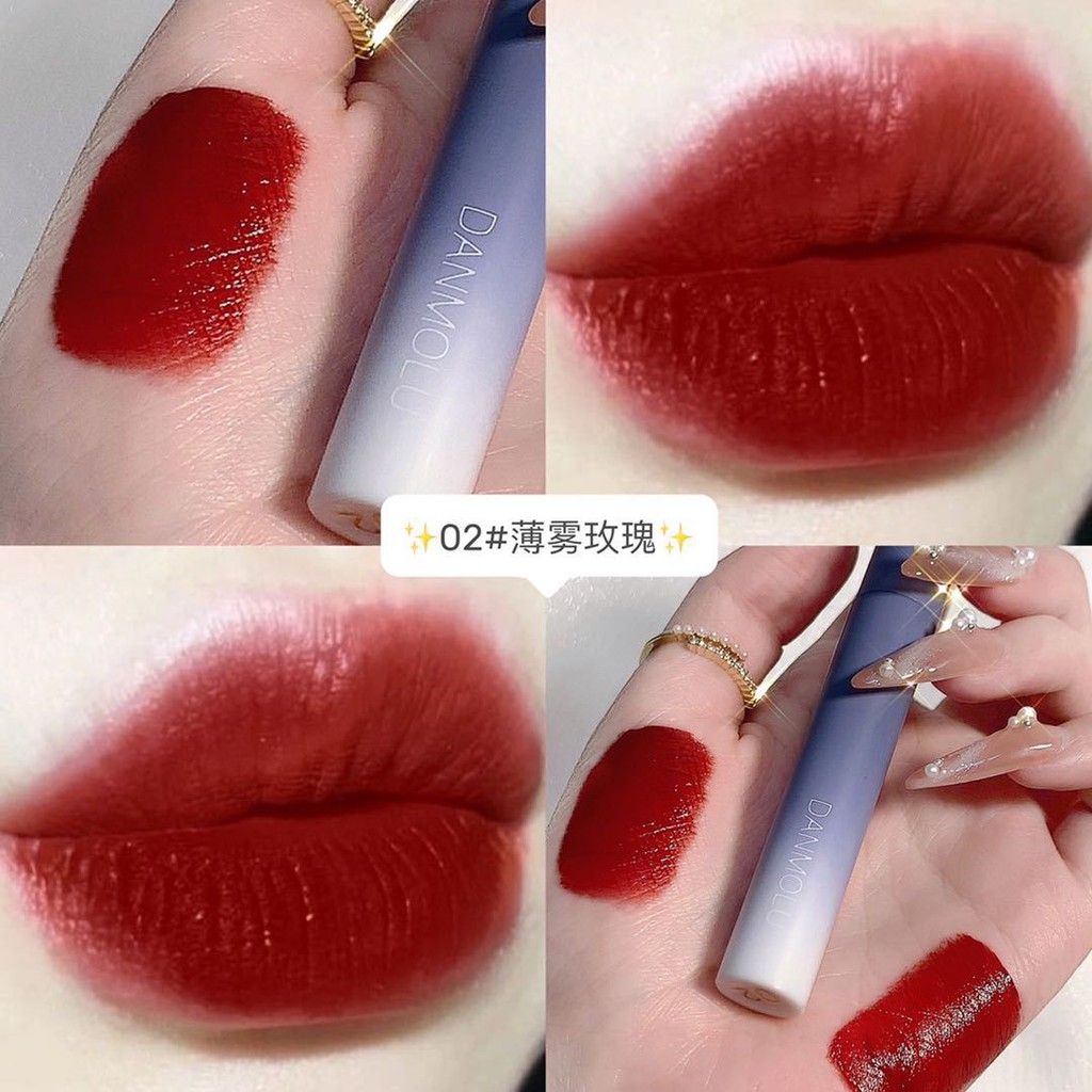 Son Kem Lì Set 5 DANMOLU ĐôRêMon Vỏ Xanh