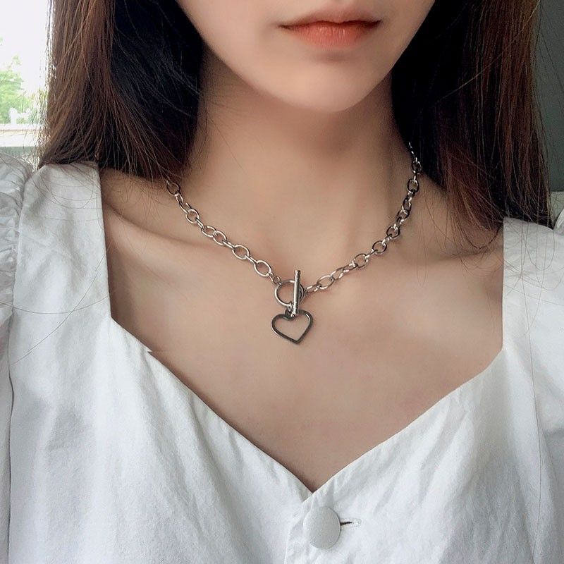 Dây Chuyền Hợp Kim Trái Tim Xích