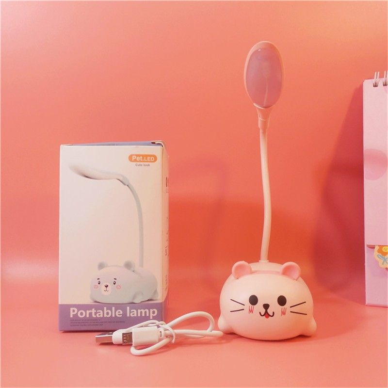 Đèn Led Chống Cận Để Bàn Cute Sạc Pin/Loại Đuôi Thú(MÃ YCxxx - YWxxx)