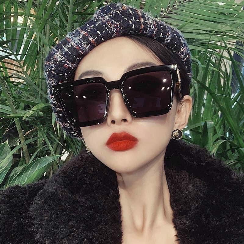 Kính Vuông Jessica Hàn Quốc - Gọng Da Báo
