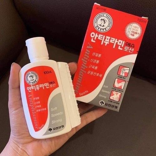 Dầu Nóng Xoa Bóp Hàn Quốc Chai Đỏ 100ml
