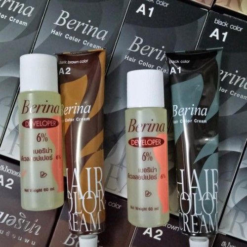 Thuốc Nhuộm Tóc Berina Thái Lan A1 A2 - A2 Nâu