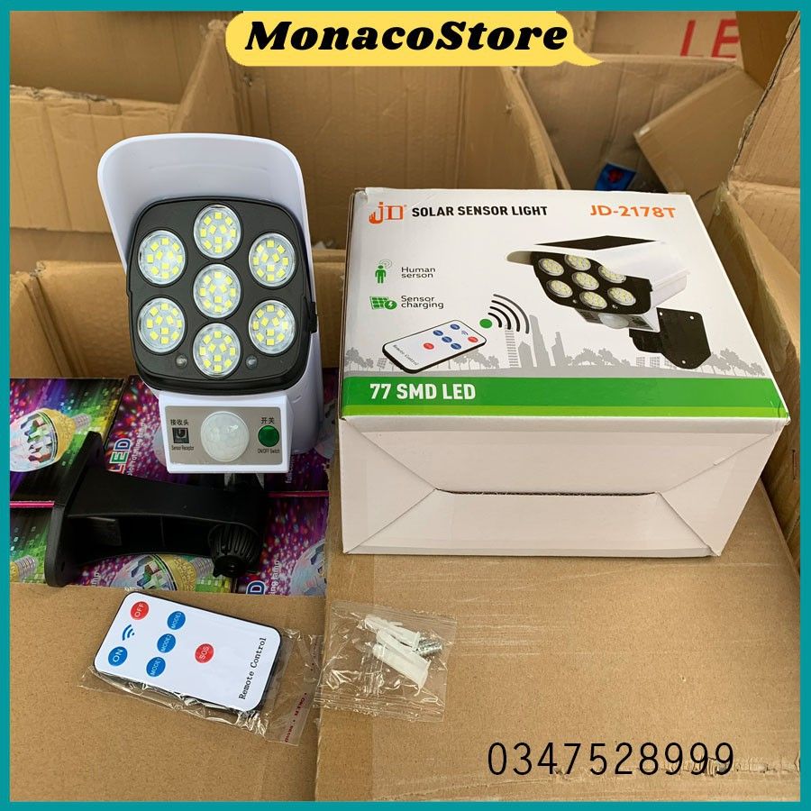 Đèn Led Năng Lượng Mặt Trời Giả Camera Điều Khiển Từ Xa