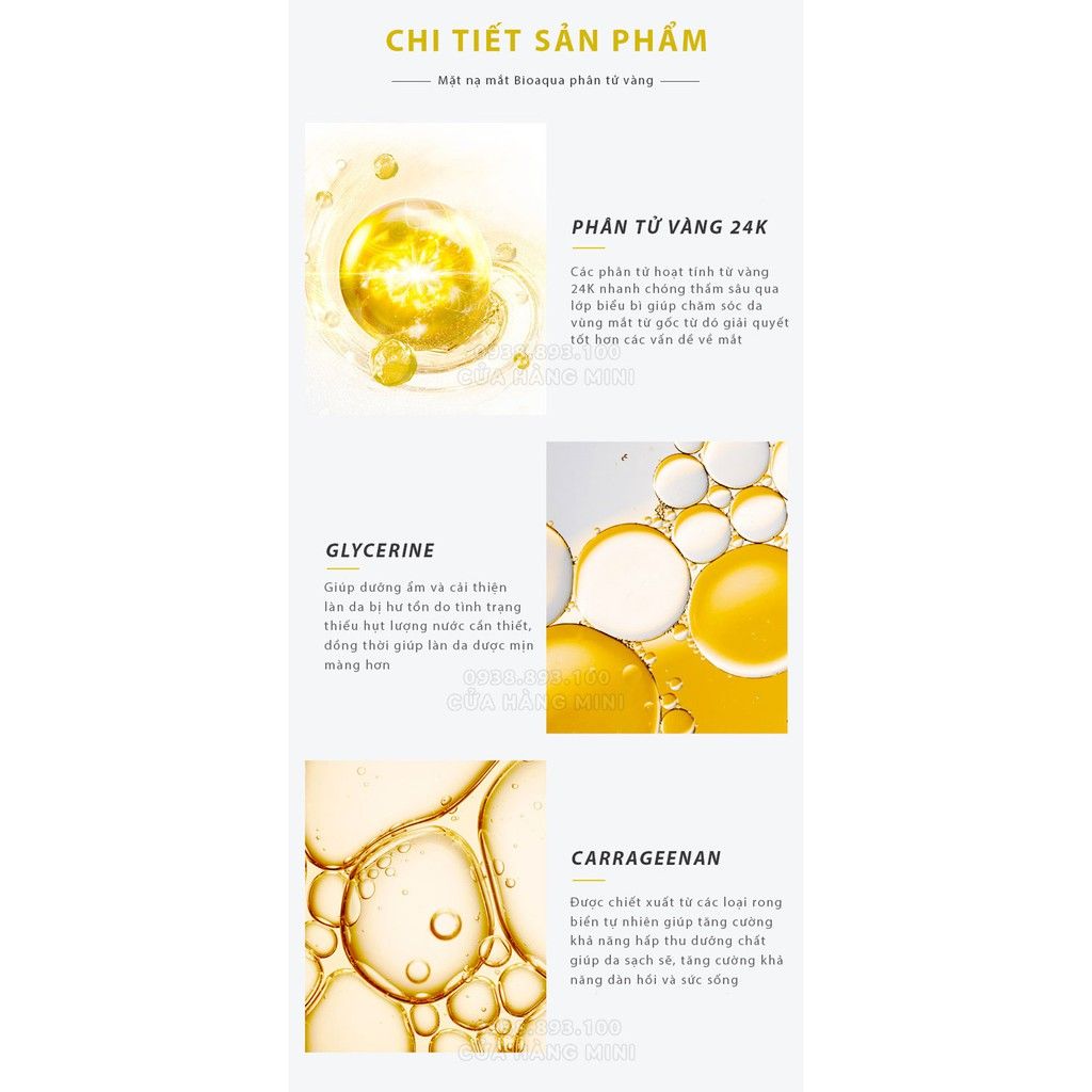 Mặt Nạ Mắt BIOAQUA Collagen Vàng(Hộp Vàng 60miếng)