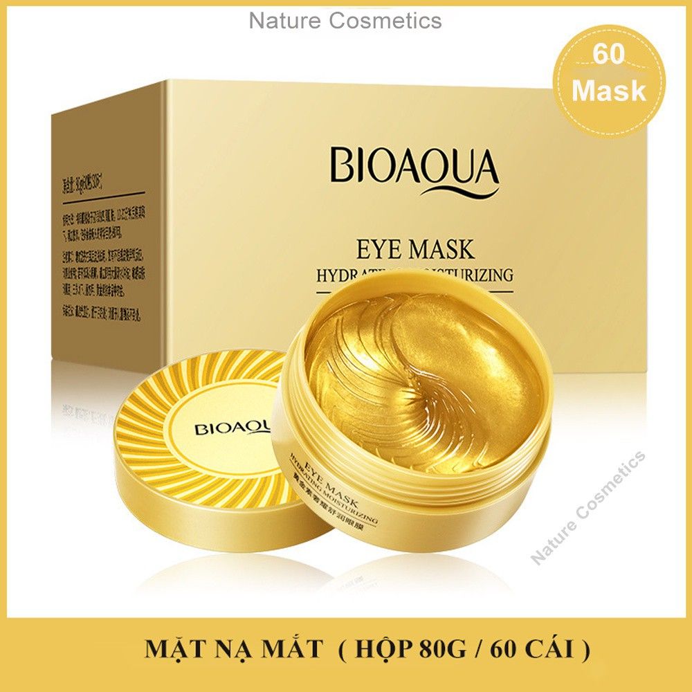 Mặt Nạ Mắt BIOAQUA Collagen Vàng(Hộp Vàng 60miếng)
