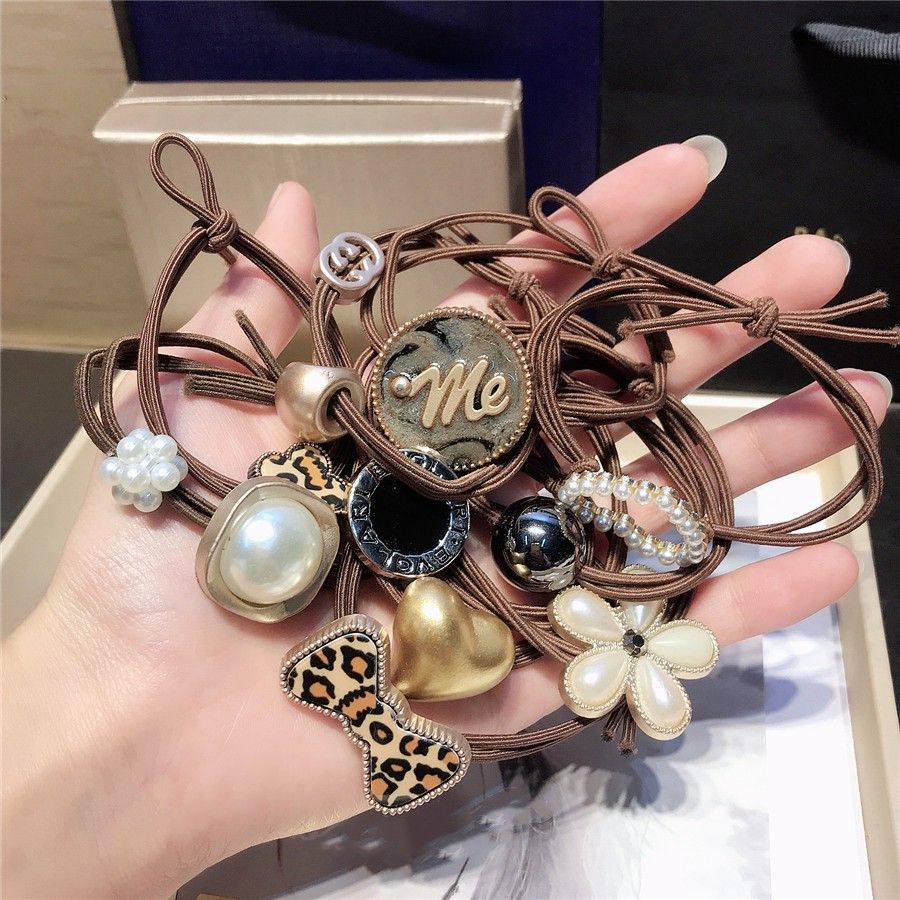 Set 60 Dây Buộc Tóc Hàn Quốc Retro Classic Nhiều Kiểu DB01