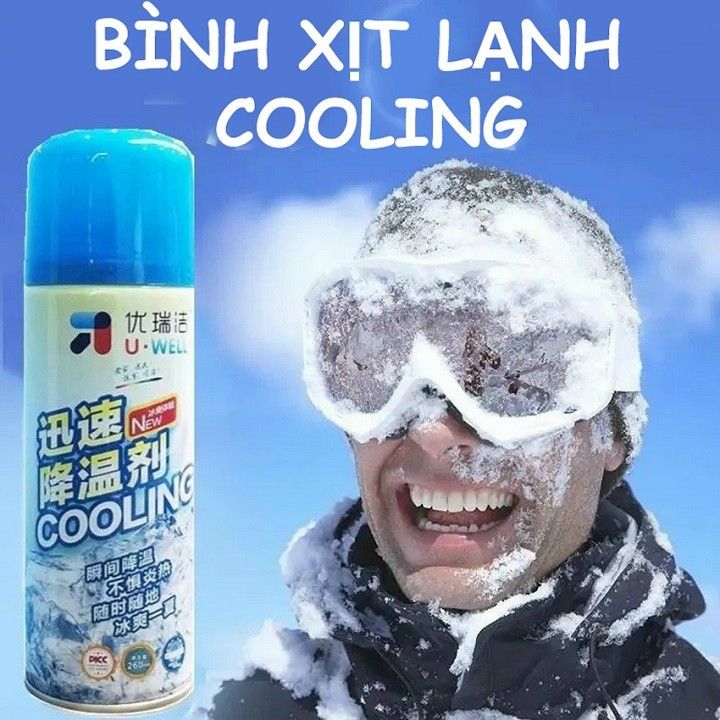 Bình Xịt Lạnh Làm Lạnh Siêu Nhanh COOLING 260ml