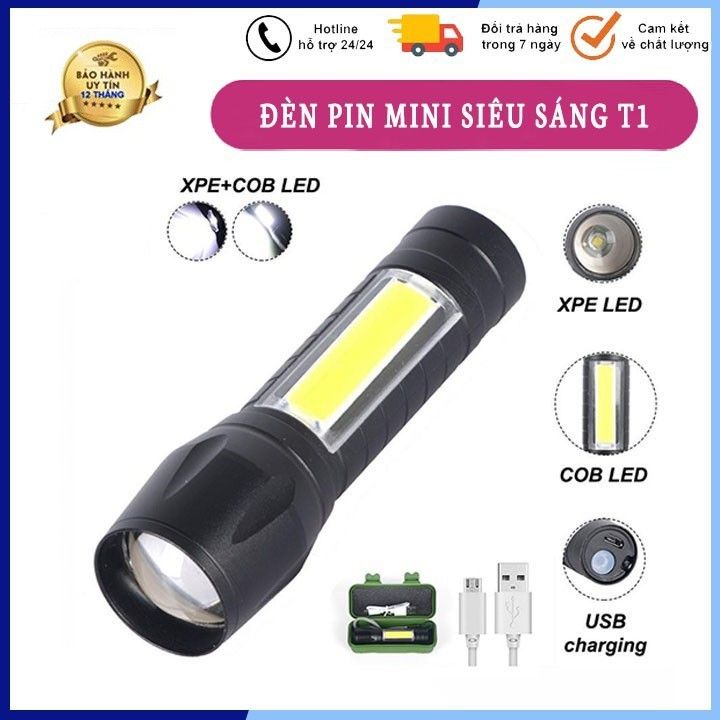 Đèn Pin Siêu Sáng Cầm Tay T1