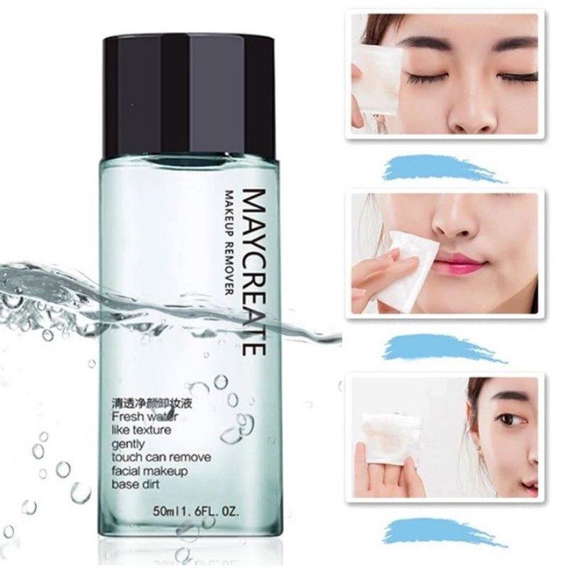 Nước Tẩy Trang Mini Size 50ml MayCreate Chai Xanh