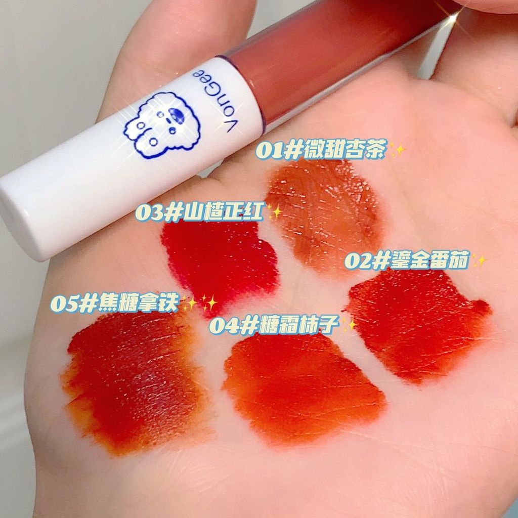 Set 5 Son Kem Lì VONGEE  Thỏ Bông Trắng