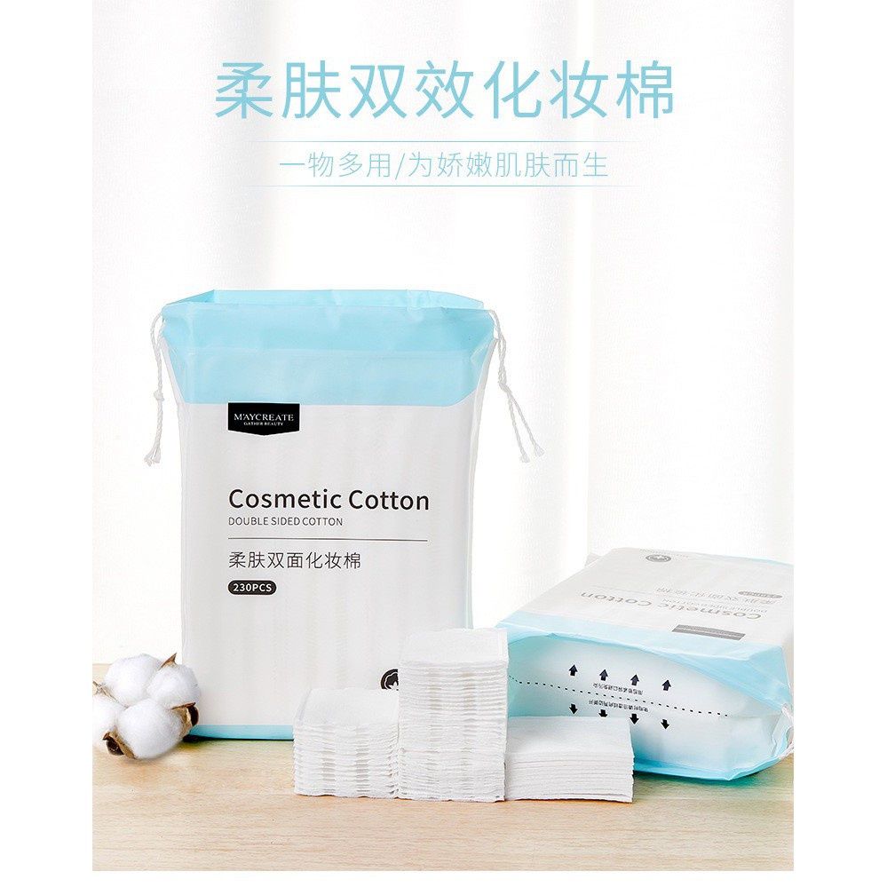 Bông Tẩy Trang MayCreate - LOẠI 230 MIẾNG