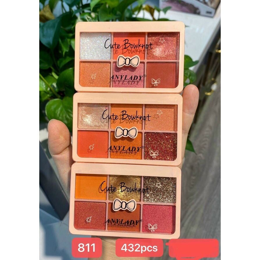 Phấn Mắt 6 Ô Nhũ Lì ANYLADY NO.811