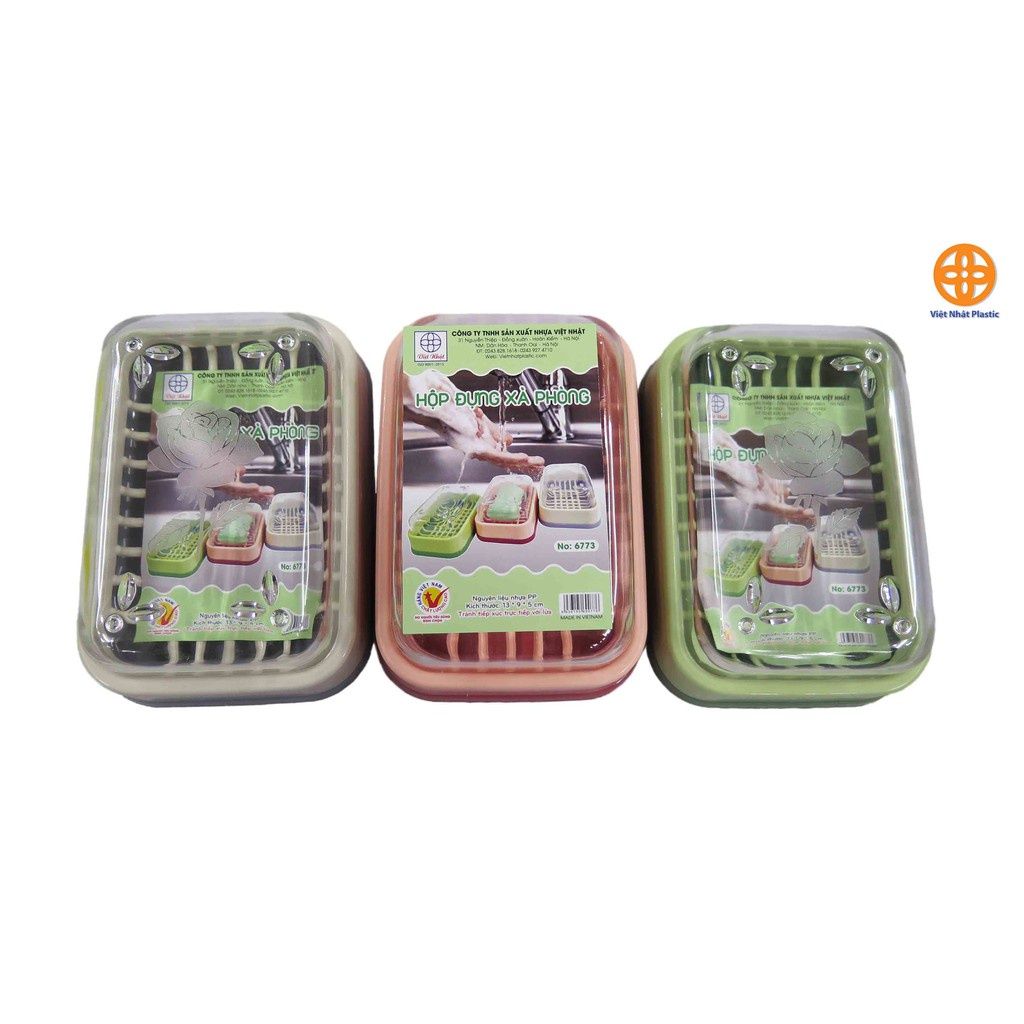 Hộp Đựng Xà Phòng Có Nắp Nhựa Trong 6773