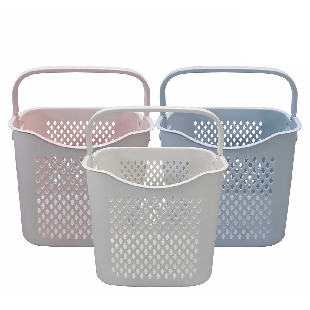 Giỏ Đựng Đồ Có Quai Xách Loại Lớn 3373(Giỏ Caro Cao)