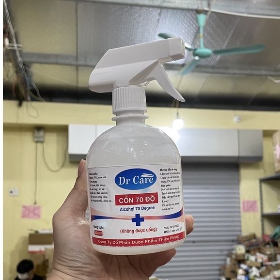 Cồn 70 Độ Dr.Care 500ml