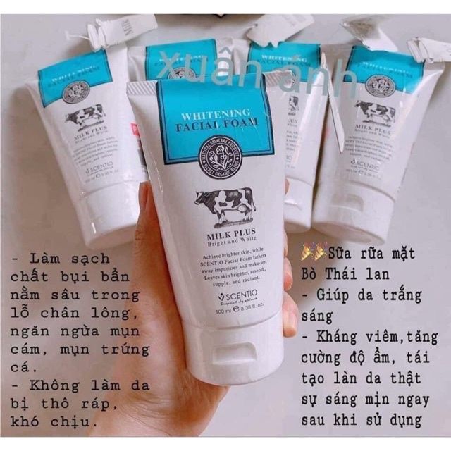 Sữa Rửa Mặt Sữa Bò Thái Lan Q10