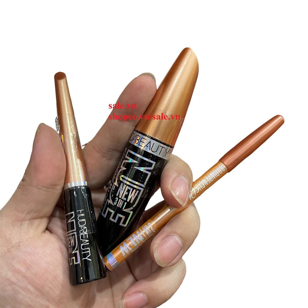 Set 3in1 Kẻ Mắt+Kẻ Mày+Mascara Hãng NUDE