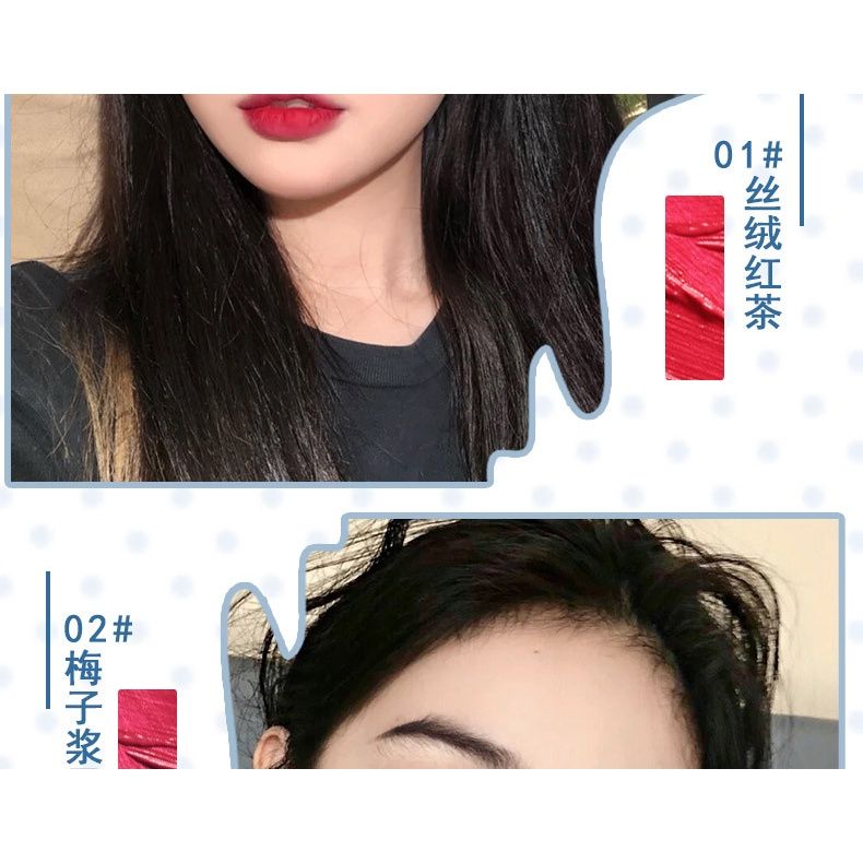 Set 5 Son Kem Lì Cô Gái Hoa Anh Đào LUSTWMDB