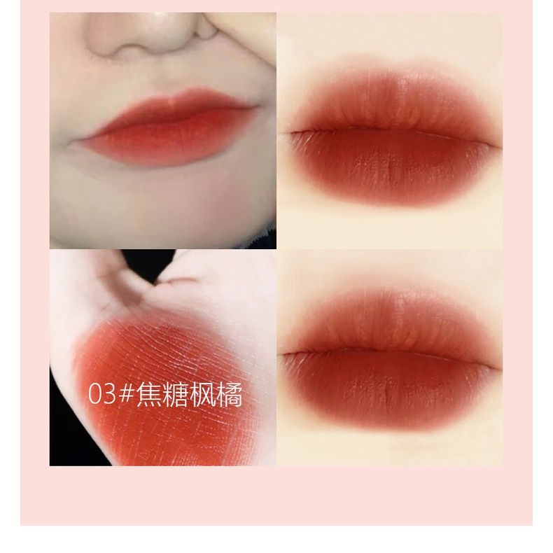 Set 3 Son Lì MUGE LEEN Thỏ Tai Dài(Trắng)