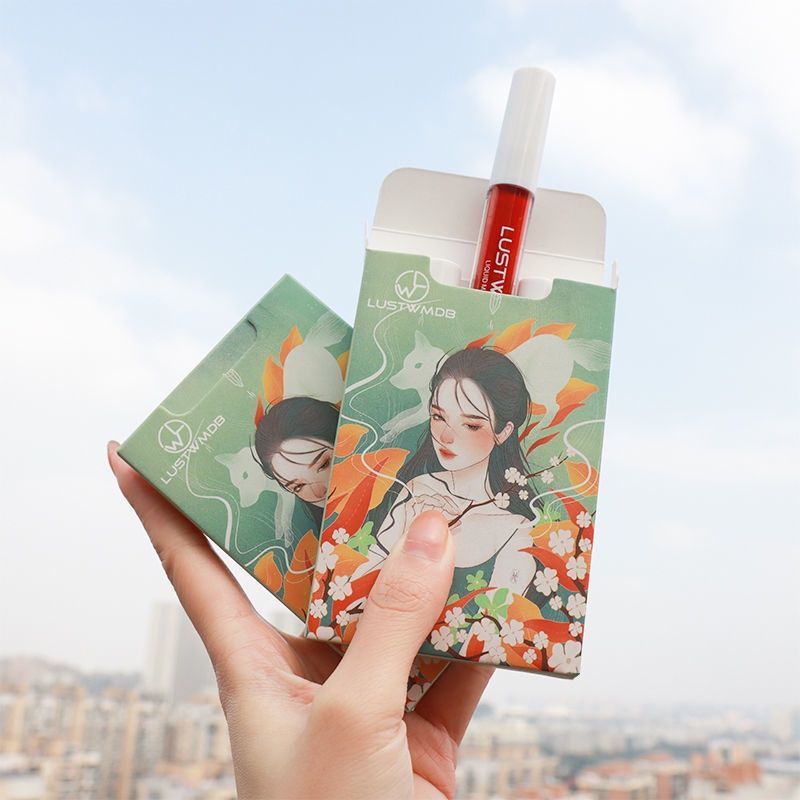 Set 5 Son Kem Lì Cô Gái Hoa Anh Đào LUSTWMDB