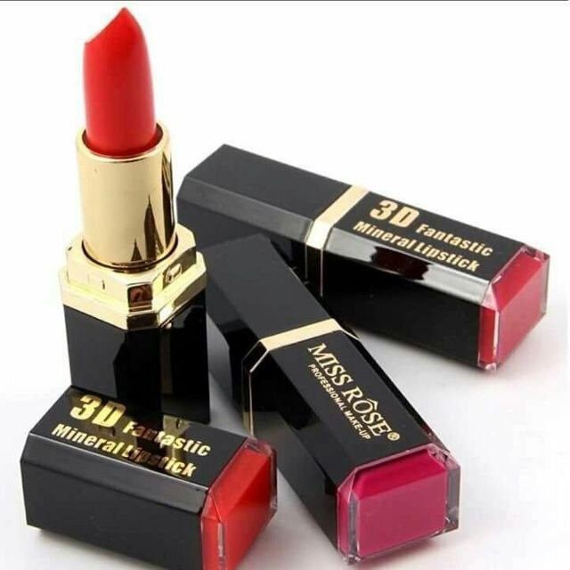 Son Thỏi 3D MISS ROSE(MISS RÔSE) - BÁN LẺ 1 CÂY