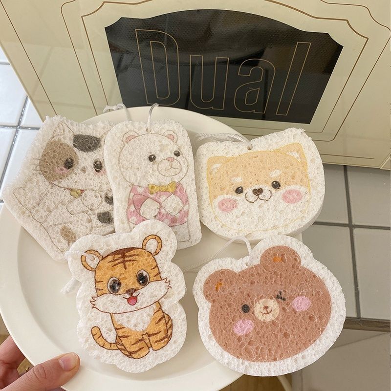 Bọt Biển Đa Năng Tạo Bọt Tắm & Rửa Bát Hình Thú Siêu Cute