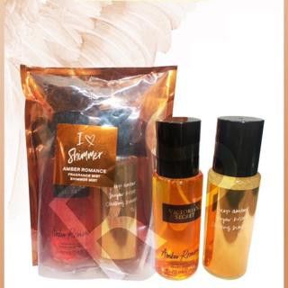 Set 2 Xịt Body Mist Victoria's Secret - Vàng