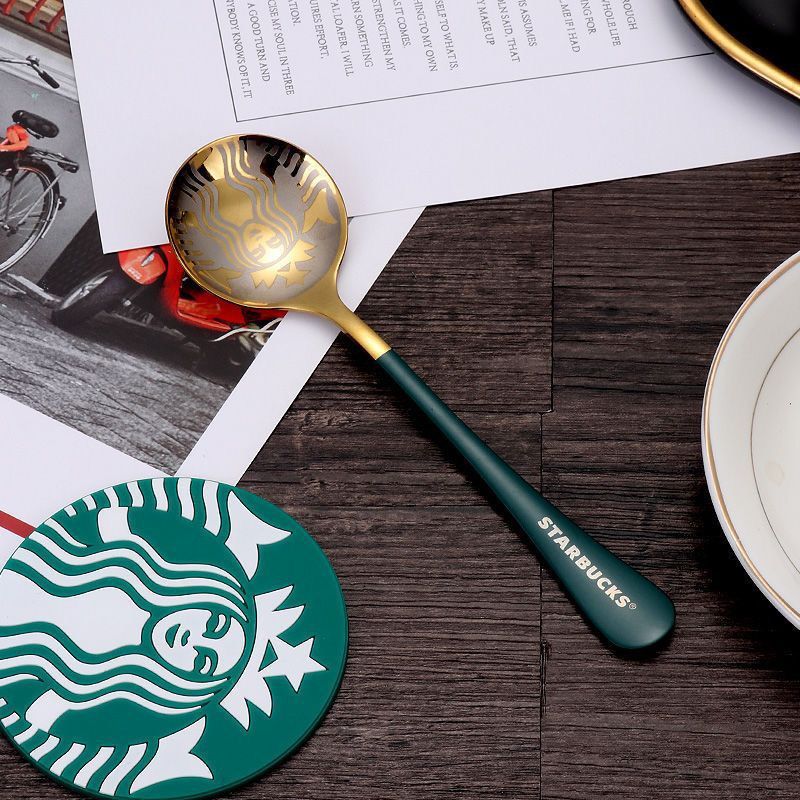 Set 4 Thìa Starbucks Siêu Đẹp(Loại Ngắn)