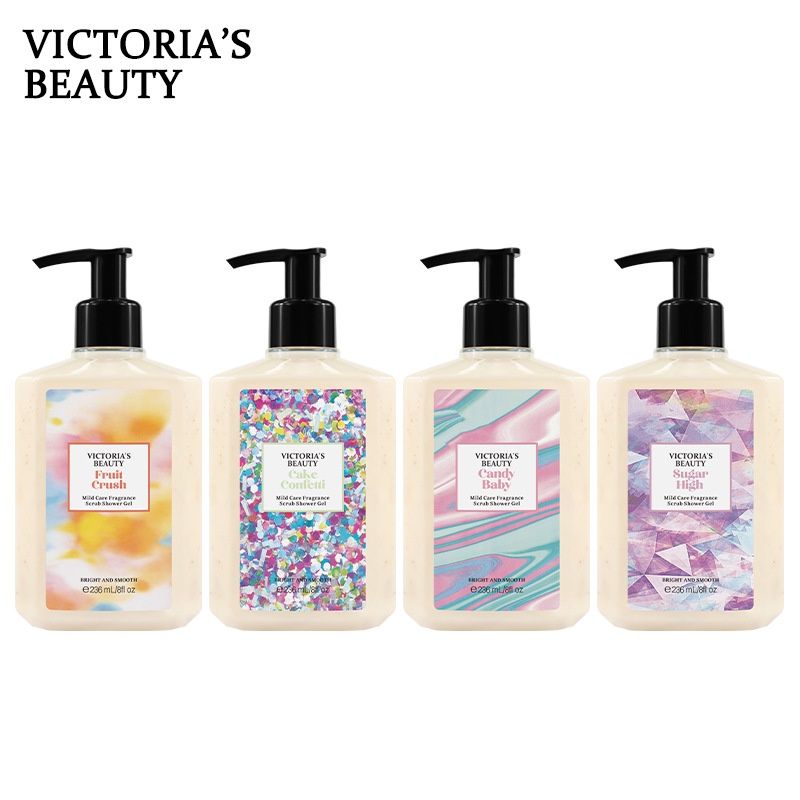 Sữa Tắm Nước Hoa Dưỡng Ẩm Sâu VICTORIA 236ml (Chai Vuông Vòi Đen)