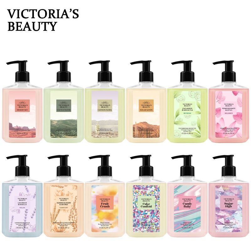 Sữa Tắm Nước Hoa Dưỡng Ẩm Sâu VICTORIA 236ml (Chai Vuông Vòi Đen)