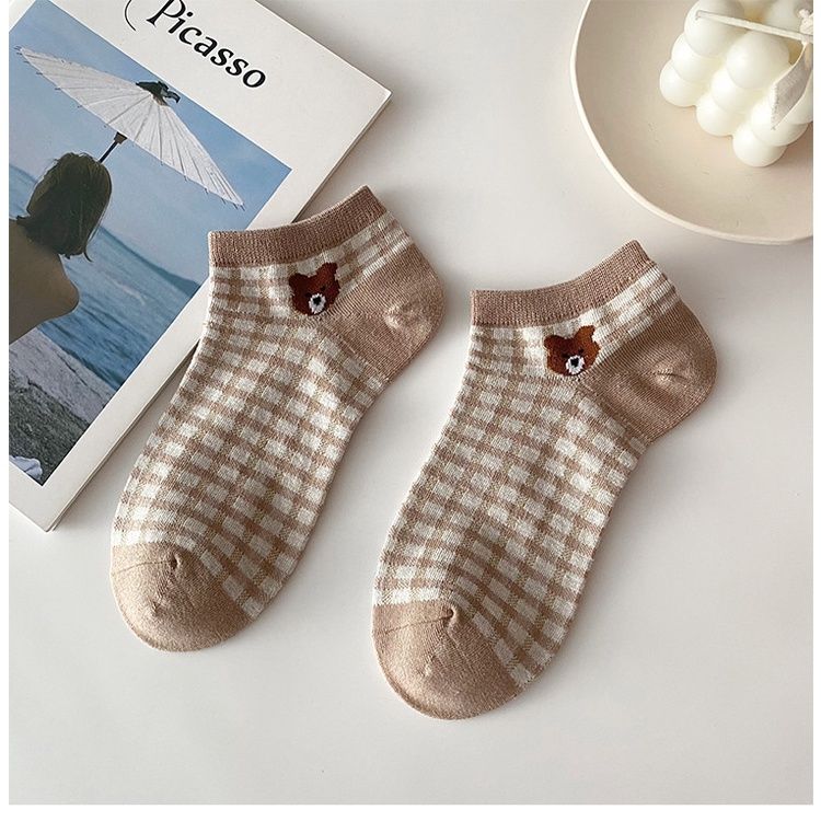 Set 6 Tất Gấu Kiểu Mới Cho Bạn Gái(Cổ Trung)