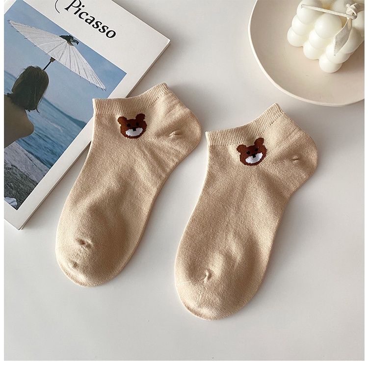 Set 6 Tất Gấu Kiểu Mới Cho Bạn Gái(Cổ Trung)