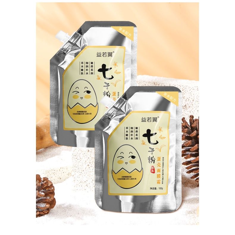 Mặt Nạ Trứng Túi Có Vòi 100g(Dạng Gel Lột)