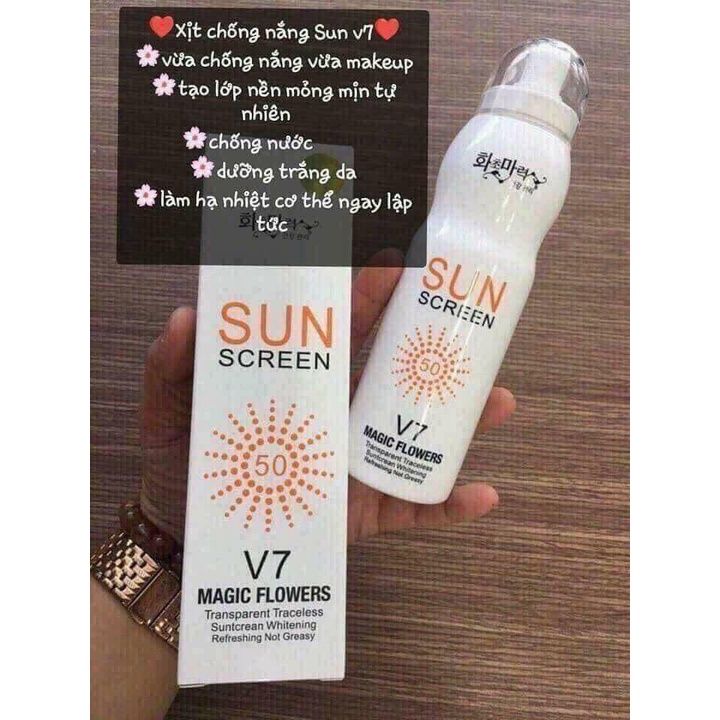 Xịt Chống Nắng V7 200ml No.KANN3503