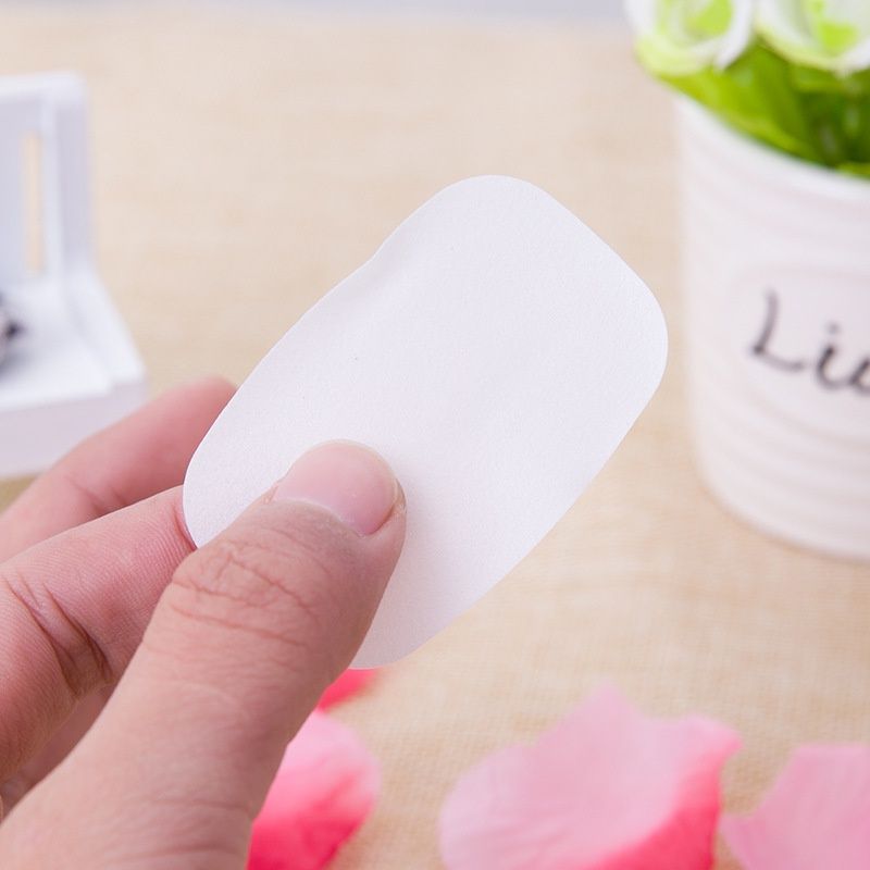 Xà Phòng Giấy Hộp Nhiều Miếng Tiện Dụng(Miếng Dài / Hộp Bầu Dục)