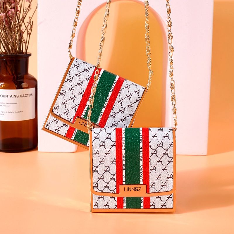 Set 3 Son Thỏi matte Túi Xách Linnsz Vàng "Style Gucci"