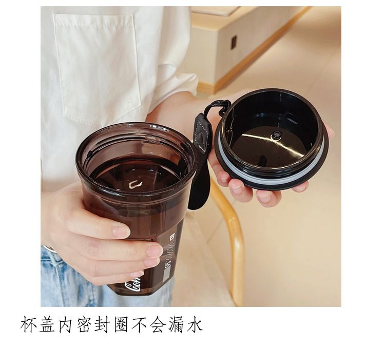 Bình Nước COFFE CUP NHỰA Trong Kiểu Cocacola