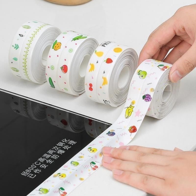Cuộn Băng Keo Dán Mép Tường Chống Thấm Loại Có Họa Tiết(Túi PPF)MỚI