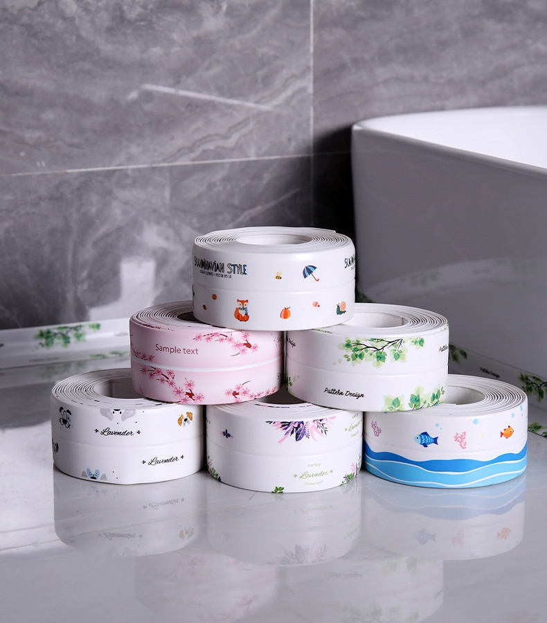 Cuộn Băng Keo Dán Mép Tường Chống Thấm Loại Có Họa Tiết(Túi PPF)MỚI