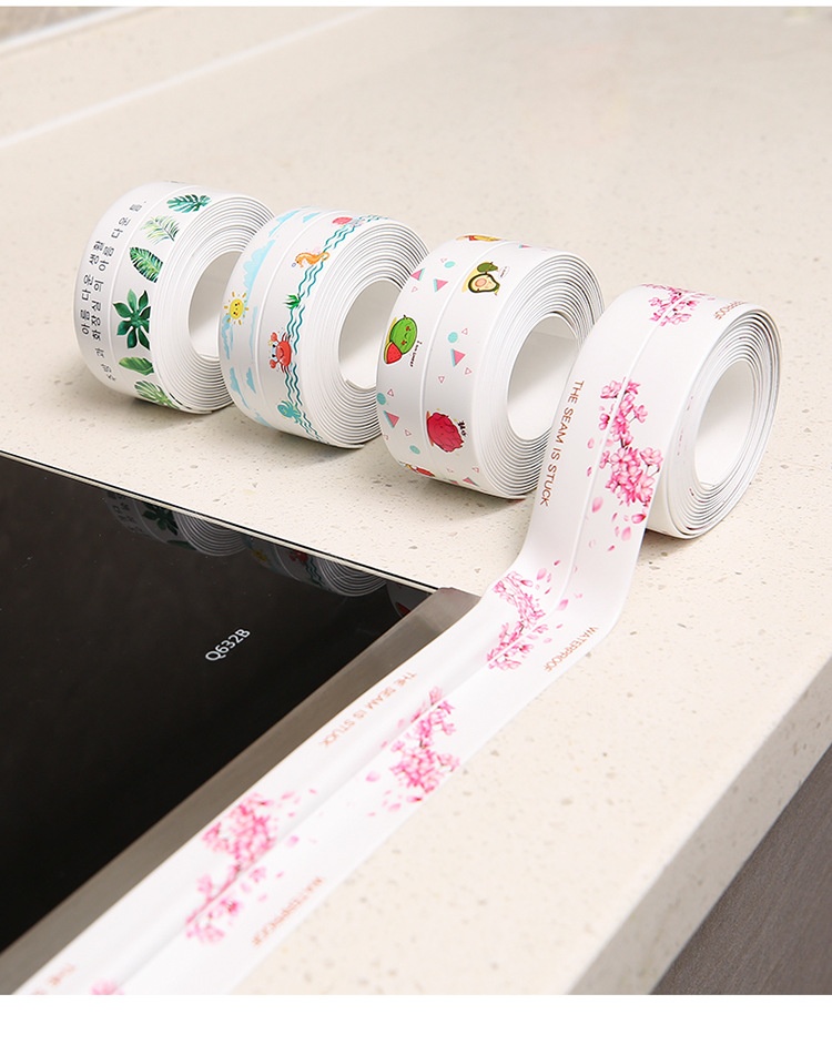 Cuộn Băng Keo Dán Mép Tường Chống Thấm Loại Có Họa Tiết(Túi PPF)MỚI